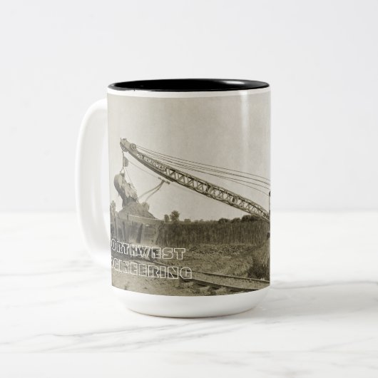 CRANE D'INGÉNIERIE DU NORD-OUEST SHOVEL MUG DÉBUT (Devant gauche)