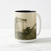 CRANE D'INGÉNIERIE DU NORD-OUEST SHOVEL MUG DÉBUT (Devant droit)