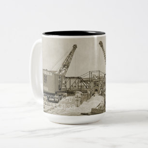 CRANE D'INGÉNIERIE DU NORD-OUEST SHOVEL MUG DÉBUT
