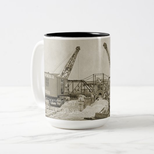 CRANE D'INGÉNIERIE DU NORD-OUEST SHOVEL MUG DÉBUT (Devant gauche)