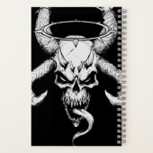 Crâne divin de la mort Carnet noir (Verso)