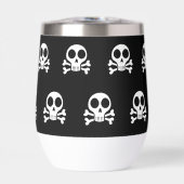 Crâne éffrayant sur un arrière - plan noir (Avant)