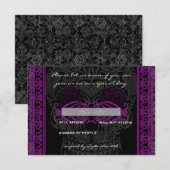 Crâne en sucre avec dentelle fantaisie RSVP Jour d (Devant / Derrière)