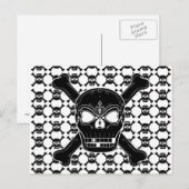 Crâne et carte postale de Crossbone (Devant / Derrière)