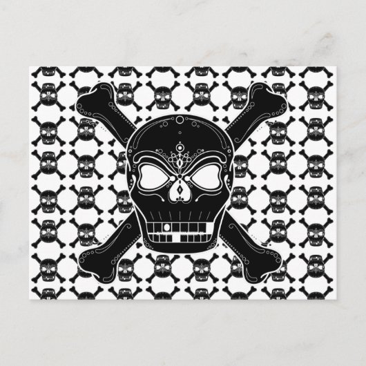 Crâne et carte postale de Crossbone (Devant)