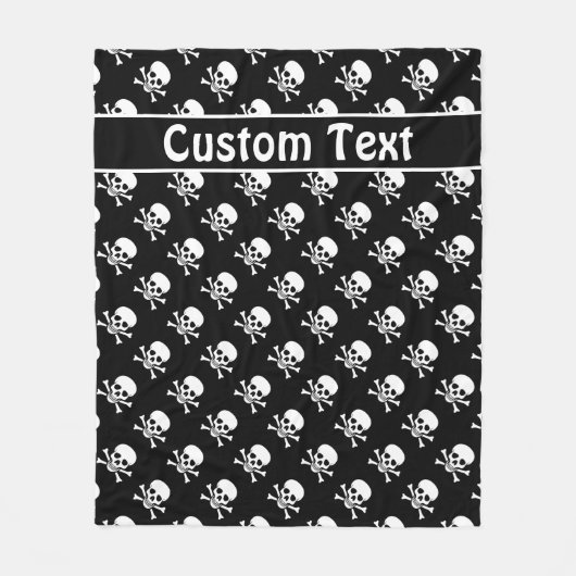 Crâne et couverture d'os croisés avec le texte (Devant)