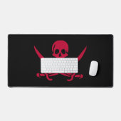 Crâne et épées de Crimson Drapeau pirate de Calico (Clavier et souris)