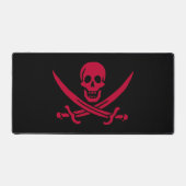 Crâne et épées de Crimson Drapeau pirate de Calico (Recto)