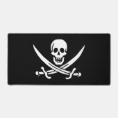 Crâne et épées Drapeau pirate de Calico Jack (Recto)