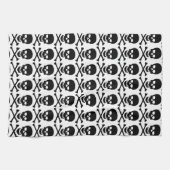 crâne et serviette de cuisine d'os (Horizontal)