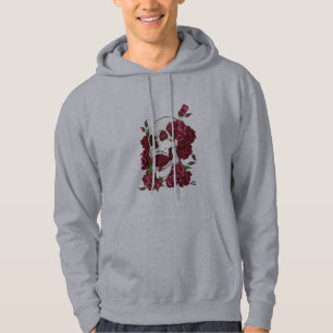 Crâne et sweat - shirt à capuche rose
