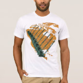 CRANE-EXPLOITANT US MAP JIGSAW PUZZLE OPERATOR T-SHIRT (Voorkant)