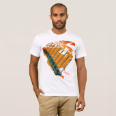 CRANE-EXPLOITANT US MAP JIGSAW PUZZLE OPERATOR T-SHIRT (Voorkant volledig)