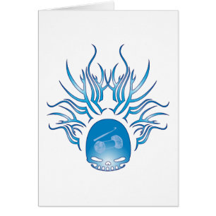 Crâne faisant du crochet