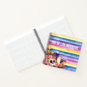 Crâne floral Dia de los Muertos | Carnet (Intérieur)