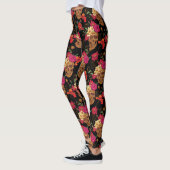crâne floral leggings (Gauche)