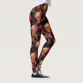 crâne floral leggings (Droite)