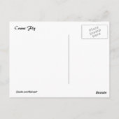 Crane Fly Briefkaart (Achterkant)