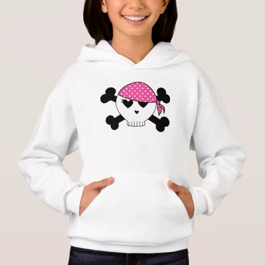 Crâne Girly de pirate (Devant)
