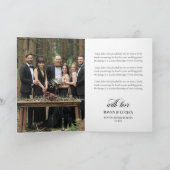 Crâne Goth Halloween Mariage Amour et Merci (Intérieur)