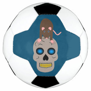 Crâne gothique et Halloween Rat