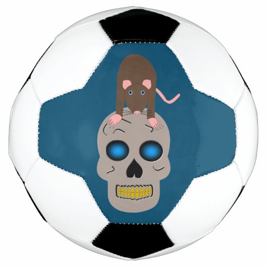 Crâne gothique et Halloween Rat (Devant)