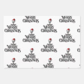 Crâne gothique Papier d'enveloppement de Noël (Devant 2)