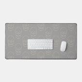 Crâne - Gris fantôme et Blanc osseux (Clavier et souris)