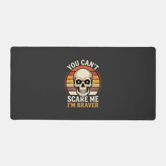Crâne Halloween plus courageux Design d'Horreur Ré (Recto)