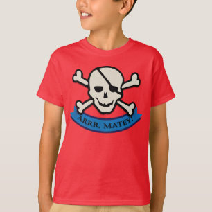 Crâne - Jambes de base des enfants rouges T-shirt