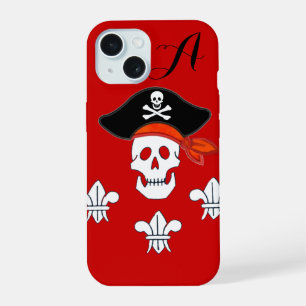 CRÂNE JOLLY ROGER,CHApeau DE PIRATE,TROIS LILIES M