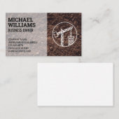 Crane Logo | Foundation Dirt | Bouw Visitekaartje (Voorkant / Achterkant)