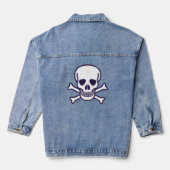 Crâne n Bones femmes jean veste (Verso)