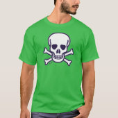 Crâne n Bones femmes T-shirt vert (Devant)