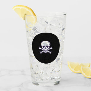 Crâne n Bones noir verre tumbler