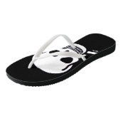 Crâne n Bones tongs noirs (Incliné)