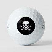 Crâne n os Black Taylor Made TP5 balles de golf (Recto)