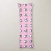 Crâne n os coussin du corps rose (Dos (Vertical))