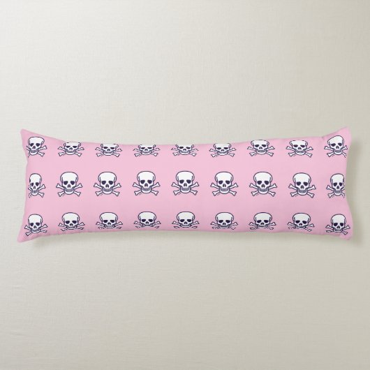 Crâne n os coussin du corps rose (Devant)