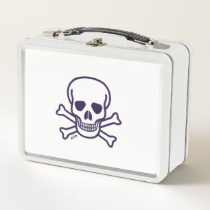 Crâne n os de nombreux crânes blanc lunchbox