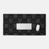 Crâne - Noir de chauve-souris et Blanc d'os (Clavier et souris)