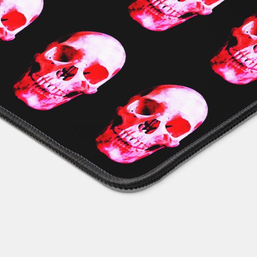 Crâne noir et rouge (Coin)