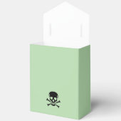 Crâne noir tente verte ballotins grand (Ouvrir)