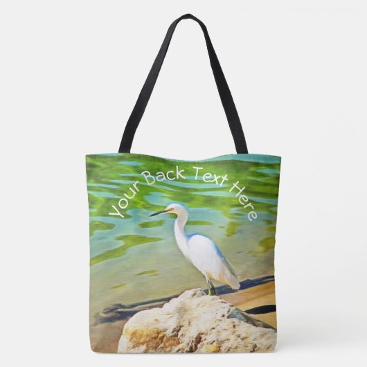 Crane on the Mismaloya River 0335 Draagtas (Achterkant)