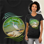 Crane on the Mismaloya River 0335 T-shirt