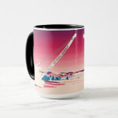 Crane Operating Engineer Art ICE VISSEN ART Mok (Voorkant links)