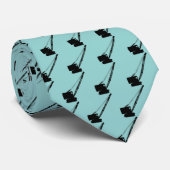 Crane Operator Crane Antiek Crawler Stropdas (Opgerold)