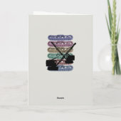 Crane Operator Crawler Crane Birthday Kaart  (Achterkant)