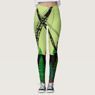 CRANE OPERATOR fantasy art crawler crane NORTHWEST Leggings