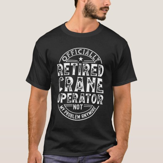 Crane operator in ruste t-shirt (Voorkant)